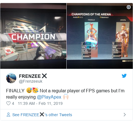 twitter post by frenzeeuk finally not a regular player of fps games - sweaty names for fortnite