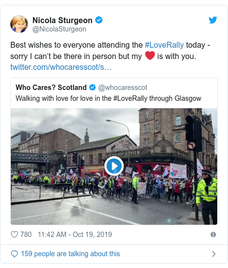 Image result for Glasgow 'Love Rally' for those who have experienced care