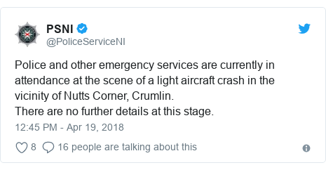 Two Dead In County Antrim Light Aircraft Crash Bbc News