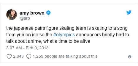 Winter Olympics Yuri On Ice Performed By Japanese Skaters Bbc News