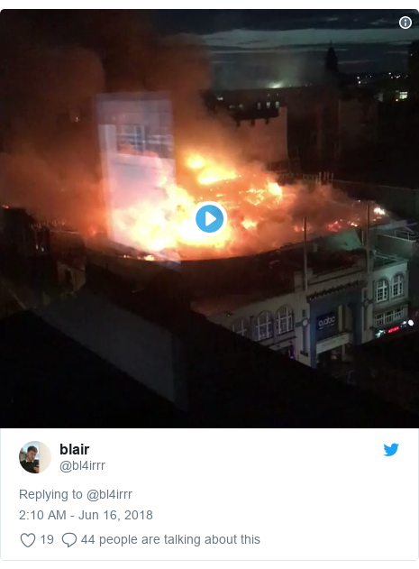 Twitter post by @bl4irrr: 