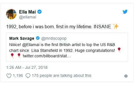 Ella Mai Is The First Brit To Top The Us R B Chart Since 1992 Bbc News