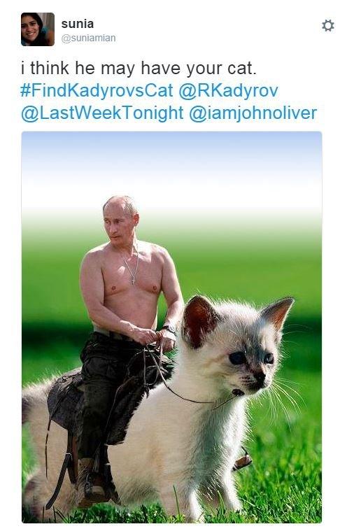Twitter meme with Putin