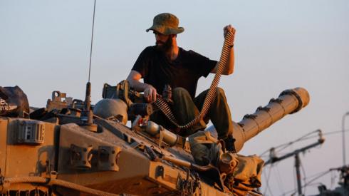 Israeli tank near Gaza, 30 November