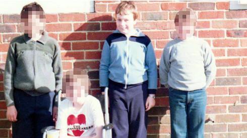 Lee with friends in 1981