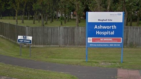 Ashworth Hospital sign