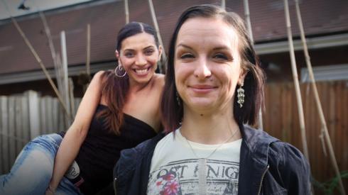 Mihrican 'Jan' Mustafa and Henriett 'Heni' Szucs