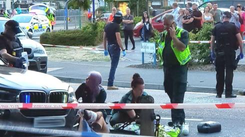 Scene of police shooting in Bournemouth