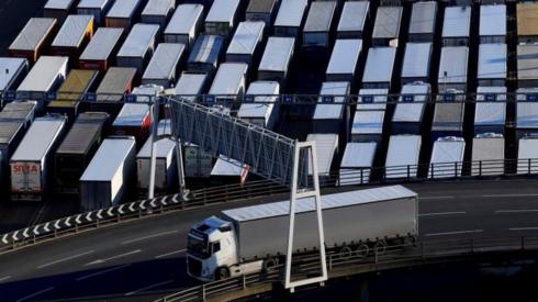 Lorries at Dover