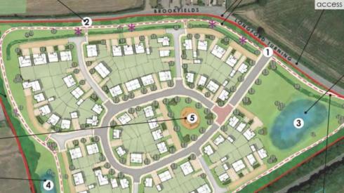 Plans of the housing development