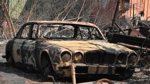 burned out jaguar