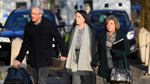 Cerys Price with a man and a woman