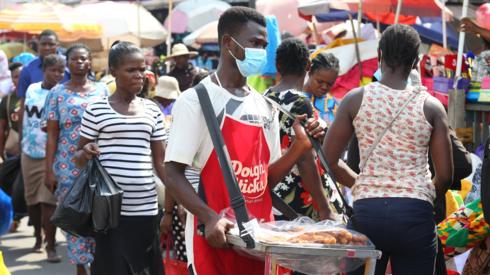 A market in Ghana