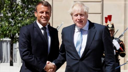 Emmanuel Macron and Boris Johnson