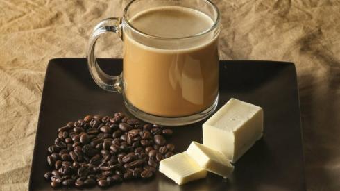 A Bulletproof coffee style brew made with added butter