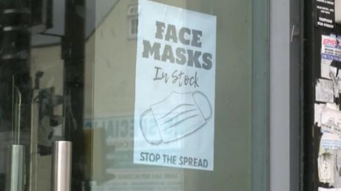 face mask sign