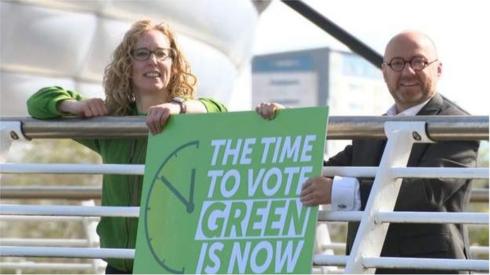 Lorna Slater and Patrick Harvie