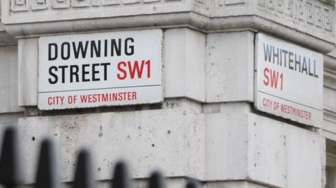 Downing Street sign