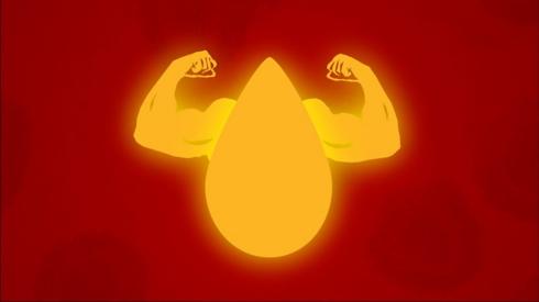 Blood plasma animation