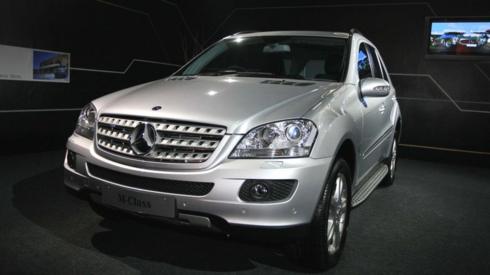 The Mercedes-Benz M-Class launch in India in 2008.
