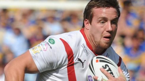 Bryn Hargreaves playing for St Helens