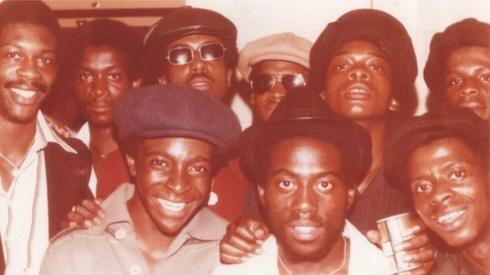 A picture of men taken during a reggae session