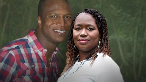 Sheku Bayoh and his sister Kadi Johnson