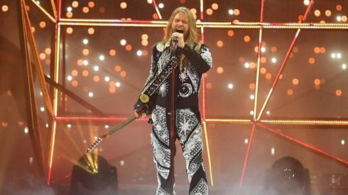 Sam Ryder performed power ballad Space Man during the final of the 2022 Eurovision Song Contest in Turin