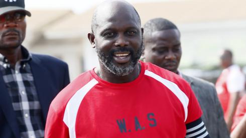 George Weah in 2018