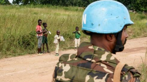 A UN soldier in CAR