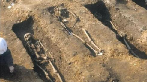 Plague burial ground