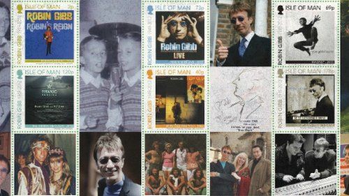 Robin Gibb stamps