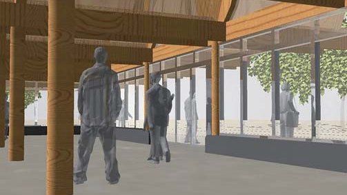 Seacourt Park and Ride proposed waiting area