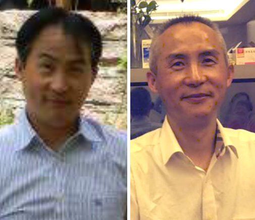 The before and after shots provided by Le Heping's wife