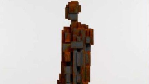 An early illustration of how the Antony Gormley statue might look