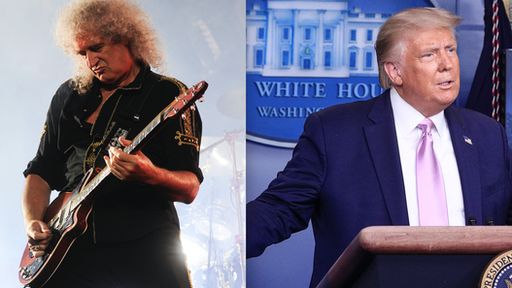 Queen's Brian May and Donald Trump