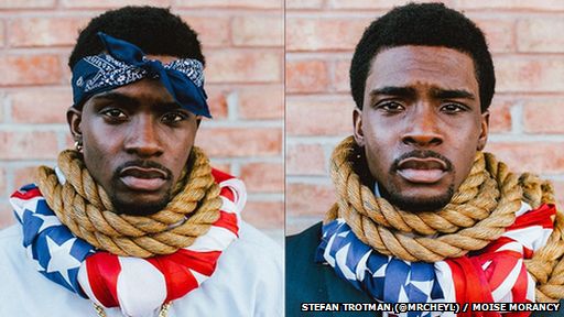 Noose self-portraits question how equal black Americans really are ...