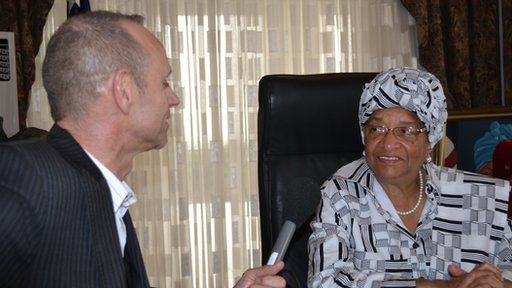 President Johnson Sirleaf – who won the Nobel Peace Prize in 2011 – has won praise for her efforts to get Liberia’s national debt written off.