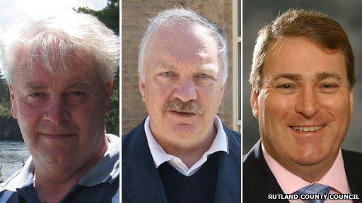 Councillors Richard Gale, David Richardson and Nicholas Wainwright