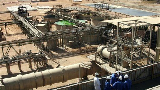 File image of installation near Niger uranium mine