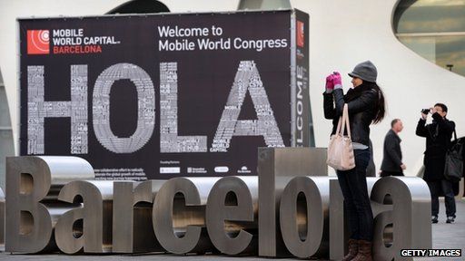 Mobile World Congress sign