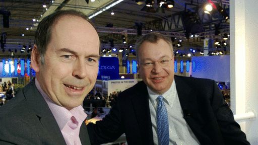 Rory Cellan-Jones and Nokia chief Stephen Elop
