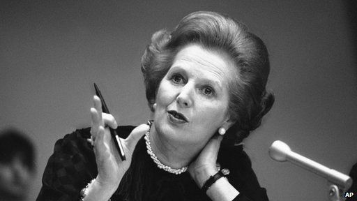 Margaret Thatcher in 1982