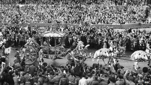 Coronation Day parade 1953