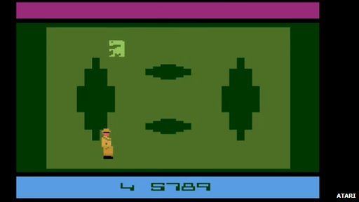 Atari 2600 ET game