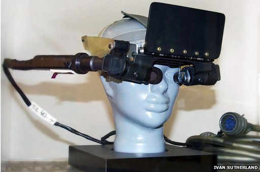 Ivan Sutherland's head-mounted display
