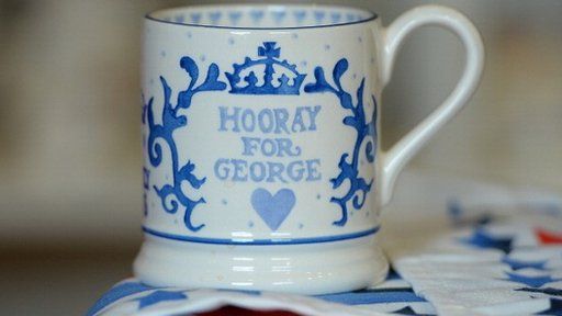 Commemorative mug for Prince George