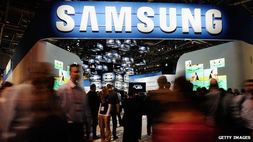 Samsung stand at previous CES