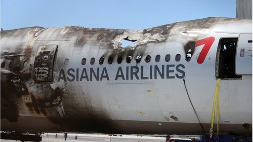 Ruined Asiana plane