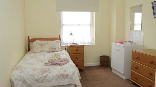 One of the bedrooms in the Guernsey Women's Refuge